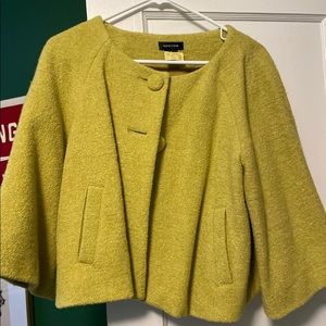 Chartreuse Vintage Swing Bolero coat